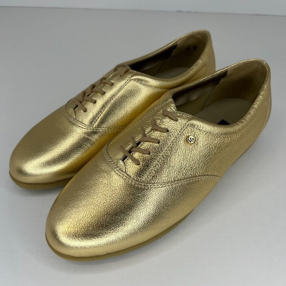 Easy Spirit Womens Gold Anti Gravity Motion Lace Up Solid Size 8B Shoes